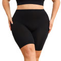Plus-size Women's Shorts with Tummy Control and Butt-lifting Features to Prevent Exposure and Provide Safety Shorts..