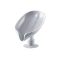 Drain Soap Holder Leaf Shape Soap Box Suction Cup Tray Drying Rack for Shower Sponge Container Kitchen Bathroom Accessories.