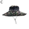 Summer Large Sun Hat Men Women Breathable Fishing Caps Sun UV Protection Mesh Fisherman Hat Hiking Outdoor Beach Cap. 