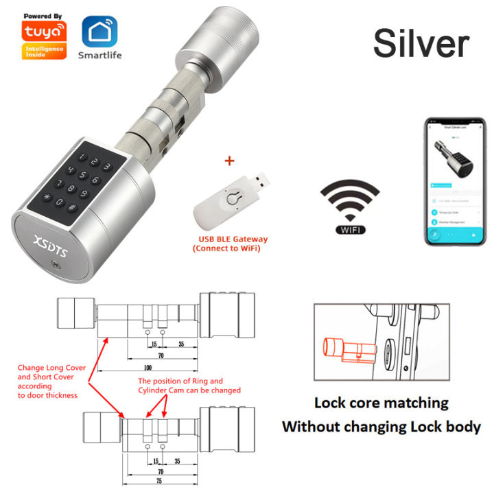 Tuya%20APP%20Fingerprint%20Cylinder%20Electronic%20Smart%20Door%20Lock%20Digital%20Keypad%20Code%20Key%20Card%20Remote%20Control%20Adjustable%20Home%20Apartment%20-%20Image%208