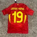 lamine yamal kit spain kit 19 number kit best quality kit new kit lamine yamal youngster kit spain star boy kit euro kit best quality kit. 