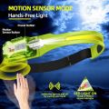 Induction COB LED Headlamp USB Rechargeable Headlight with 9 Lighting Modes Outdoor Camping Fishing Lantern Working Light Lamp. 