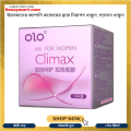 Olo Ha For Women Climax Condomn Anatomical Fit, Dotted For Extra Pleasure, With Long-Lasting Hyaluronic Acid Pack Of 10's. 