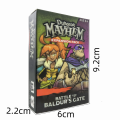 Baldur's Gate Dungeon Mayhem Board games Monster Madness Card English version Children's Toy . 