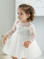 Baby Christening Stuff Dress Baby Dress Girls Party Birthday Wedding Princess White Dresses for Woman.