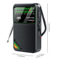 Portable Mini Full Band Radio FM AM SW Radio Best Reception Battery Operated Radio with HD Display Screen Radio Player for Elder. 