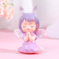 1PC Cute Angel Anne Figurines Cake Decoration Kawaii Angel Figure Toys For Birthday Party Cake Desktop Decor Ornament. 