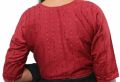 Fashionable Cotton Blouse for Women/ 3 Quarter Sleeve Cotton Blouse for Women.. 