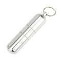 Mini Box Case Holder Capsule Portable Aluminum Alloy Waterproof Round Pocket. 