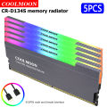 COOLMOON CR-D134S RAM Heat Spreader 5V 3PIN Male/Female Addressable Memory Cooler Heatsink Support RGB Controller for Desktop PC. 