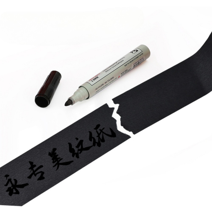 1/2%20Rolls%20of%2010/20/30/40/50mm%20X%2050m%20Textured%20Paper%20Tape%20%20Used%20for%20Writing%20Masking%20Tape,%20Painting%20Craft%20Tape%20Wall%20Stickers%20Black%20-%20Image%205