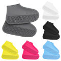 Waterproof Rain Shoes Covers Silicone Non-slip Wear-resistant Outdoor Adult Children Boots Portable Elastic Reusable.