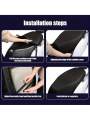 Waterproof Motorcycle Seat Cover, Elastic Leather Scooter Seat Protector, Universal Motorbike Cushion Cover for Electric Bike. 