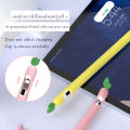 👉🏻Cute cartoon carrot design anti-drop slim touch pen case tablet stylus shell easy to install Apple Pencil Gen1 / 2 silicone case with protective pen cover. 
