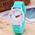 Ladies Little Fresh Jelly Silicone Pencil Digital Quartz Watch Middle And High School Simple Leisure Sports Pointer Watch. 