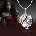 The Vampire Diaries Necklace Elena Gilbert Fashion Vervain Verbena Pendant Photo Locket Jewelry Men Women  Party s. 
