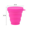 Menstrual Sterilizing Cup Collapsible Silicone Cup Flexible To Clean Menstrual Cup Recyclable Camping Foldable Refillable Bottle.