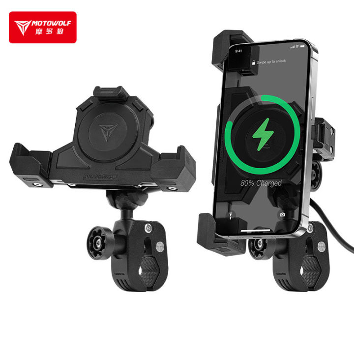 Motorcycle%20Phone%20Holder%20Universal%20Accesorios%20Moto%20USB%20Wireless%20Charging%20Shockproof%20Stable%20Adjustable%20Lock%20Stand%20-%20Image%202