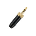 3.5mm Male Stereo Mini Jack Plug Headphone Audio Solder Connector Replacement Parts For Sennheiser Wireless Microphone Cable. 