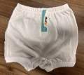 White Scallop School Panties (6 Pcs Pack). 
