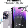 Front Back Tempered Glass For iphone 14 13 12 11 Pro Max Mini Plus Screen Protector 3D Camera Lens For iphone 14 Pro Max Glass. 