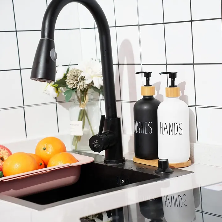 Black%20Dish%20Soap%20Dispenser%20Set%20for%20Kitchen%20Sink%20Hands%20Soap%20and%20Dishes%20Detergent%20Storage%20Bottle%20Refillable%20Bottles%20-%20Image%202