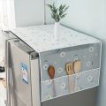 1pc Refrigerator Dust Proof Cover Cloth Stylish Hanging Bag Refrigerator Pocket Household Storage Organization Bag.