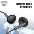 Yesplus Ys-319 High Extra Bass Real Fidelity Sound Stereo Earphone. 