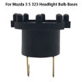 For Mazda 3 5 323 Headlight Bulb Bases Genuine For Mazda 2 De 3 323 Bk Bj Headlamp Socket H7 Globe Bulb Holder.