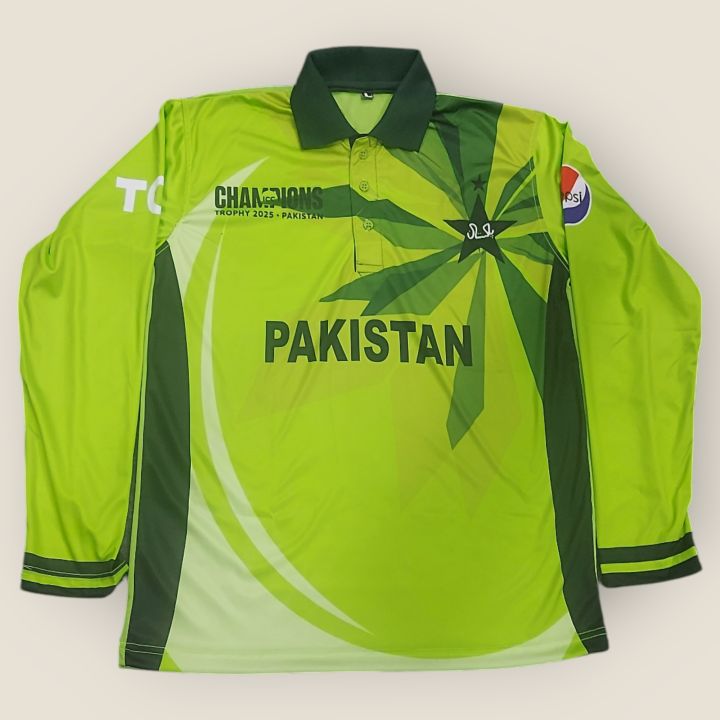 Pakistan Cricket Team Shirt For Boys & Men | Long Sleeve