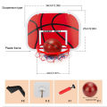 Basketball Hoop with Ball and Pump Mini Basketball Hoop Adjustable Portable Basketball Hoop Indoor Outdoor Play for Kids. 
