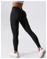 Yoga Pants Back V-Waist Fitness Hip Lift Honey Peach Hip Sports Tights No Awkwardness Thread Warp Hip Long Pants. 