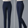 Spring Summer Pencil Pants Thichen Thin Woman Fleecing Thermal Strench OL Lady Skinny Slim Trousers Female Clothing Legging New. 
