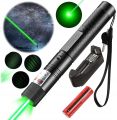 High Power Laser Light - Green Laser Pointer with Rechargeable Battery,  Long Range Green Laser Light, Outdoor Laser Torch, Presentation, Stargazing, Hiking Light. 