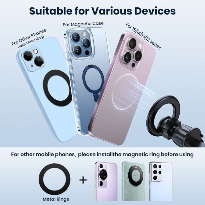TOPK%20for%20Magsafe%20Car%20Phone%20Holder%20Mount,Magnetic%20Phone%20Holder%20for%20Car%20Air%20Vent%20360%C2%B0%20Rotation%20Phone%20Holders%20for%20All%20Mobile%20Phones%20-%20Image%206