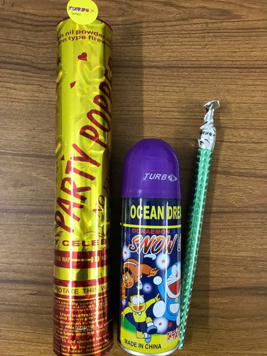 TURBO Party Accessories for Birthday and Anniversary