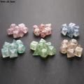 1Set Iridescent Glitter Polyhedral Dice Set for Tabletop Games DND D4 D6 D8 D10 D% D12 D20 For Board Game. 