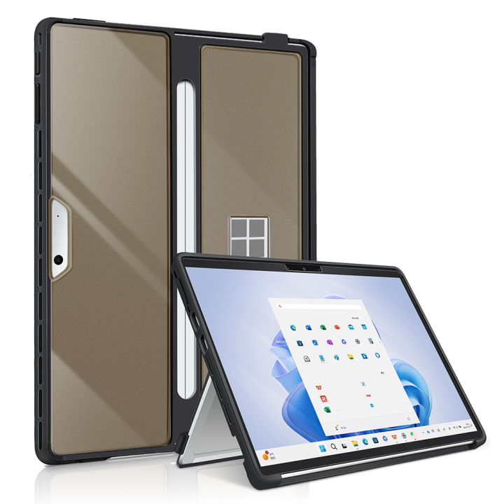 Hard Case for  Surface Pro 11/10/9/8 13 Inch Shockproof Protective Rugged Cover Compatible with Type Cover Keyboard
