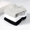 5pairs Mens Socks Boat Black Business Solid Color Breathable Comfortable High Quality Ankle. 