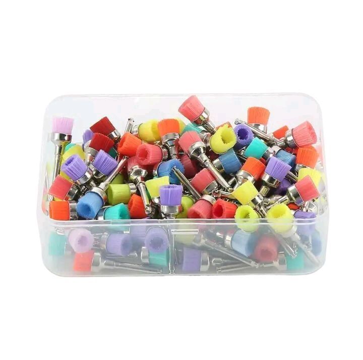 100pcs/Box%20Dental%20Polishing%20Brush%20Polisher%20Prophy%20Cup%20Rubber%20Latch%20Colorful%20Nylon%20Bristles%20Mix%20Style%20Dentist%20Tool%20Lab%20Material%20-%20Image%202