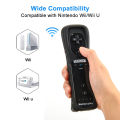 Remote Controller for Wii Motion Plus with Silicone Case Replacement for Nintendo With Nunchuk for Nintendo Wii and Wii U Gifts. 