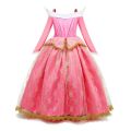 Girls Sleeping Beauty Aurora Princess Halloween Cosplay Dress Off Shoulder Kids Gift Carnival Party Fancy Princess Clothing. 