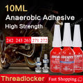 10ml Threadlocker High Strength Anaerobic Adhesive 242 243 263 271 272 Blue Screw Thread Locker Agent Anaerobic Adhesive Glue. 