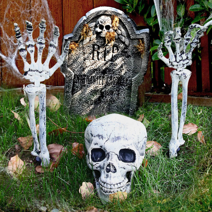 Halloween%20Skull%20Suit%20Ghost%20Festival%20Decoration%20Props%20Artificial%20Human%20Body%20Plastic%20Skull%20Hand%20Bar%20Masquerade%20Decoration%20-%20Image%202