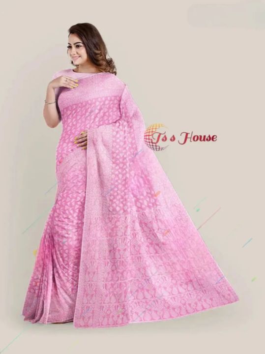 tangail halfsilk jamdani saree for women/halfsilk jamdani saree