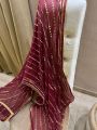 Chiffon Hand Embroieded Dupatta. 