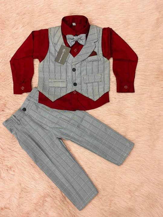 BABY BOYS/KIDS EXCLUSIVE STYLISH PARTY DRESS SET