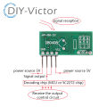 Smart Electronics 433Mhz RF transmitter and receiver Module link kit For arduino/ARM/MCU WL diy 315MHZ/433MHZ wireless. 