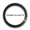 Cover for Xiaomi watch watch S3 original metal bezel black rainbow esim silver stainless steel bezel screen. 