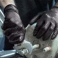 Industrial Black Nitrile Gloves 8mil Heavy Duty Disposable Gloves with Diamond Textured Latex Free Mechanic Tattoo Auto Gloves. 